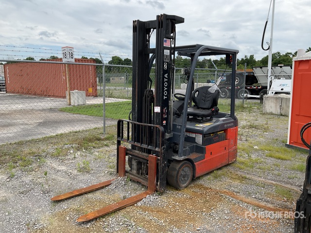 2020 Toyota 8FBE20U 3050 lb Electric Forklift (Inoperable)
