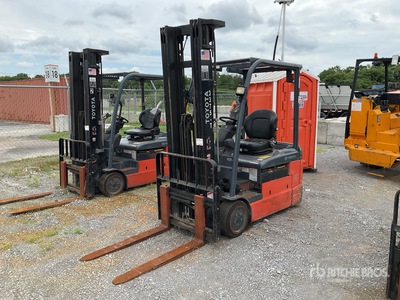 2020 Toyota 8FBE20U 3050 lb 電動フォークリフト (Inoperable)