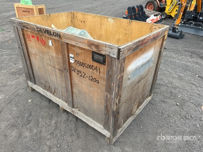 Doosan 1200 mm Q/C Cleanup Cazo para excavadora - Fits Develon DX35 (Unused)