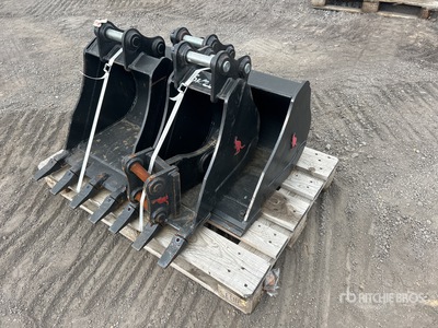 Quantity of (4) 2023 Roo Excavator Attachments - Fits Develon DX27 (Unused)
