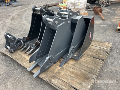 Quantity of (5) Roo Q/C Excavator Attachments Varios, accesorio para excavadora - Fits Develon DX80 (Unused)