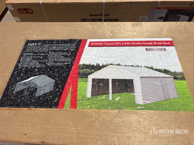 2026 SUNTOP SC2322 23ft x 22ft Double Garage Metal Abri (Unused)