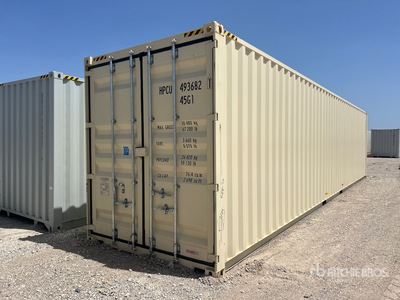 2025 40 ft High Cube Storage Container
