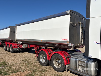 2021 Sloanebuilt 7 m Tri/A B-Double Lead Rollback Tipping Trailer