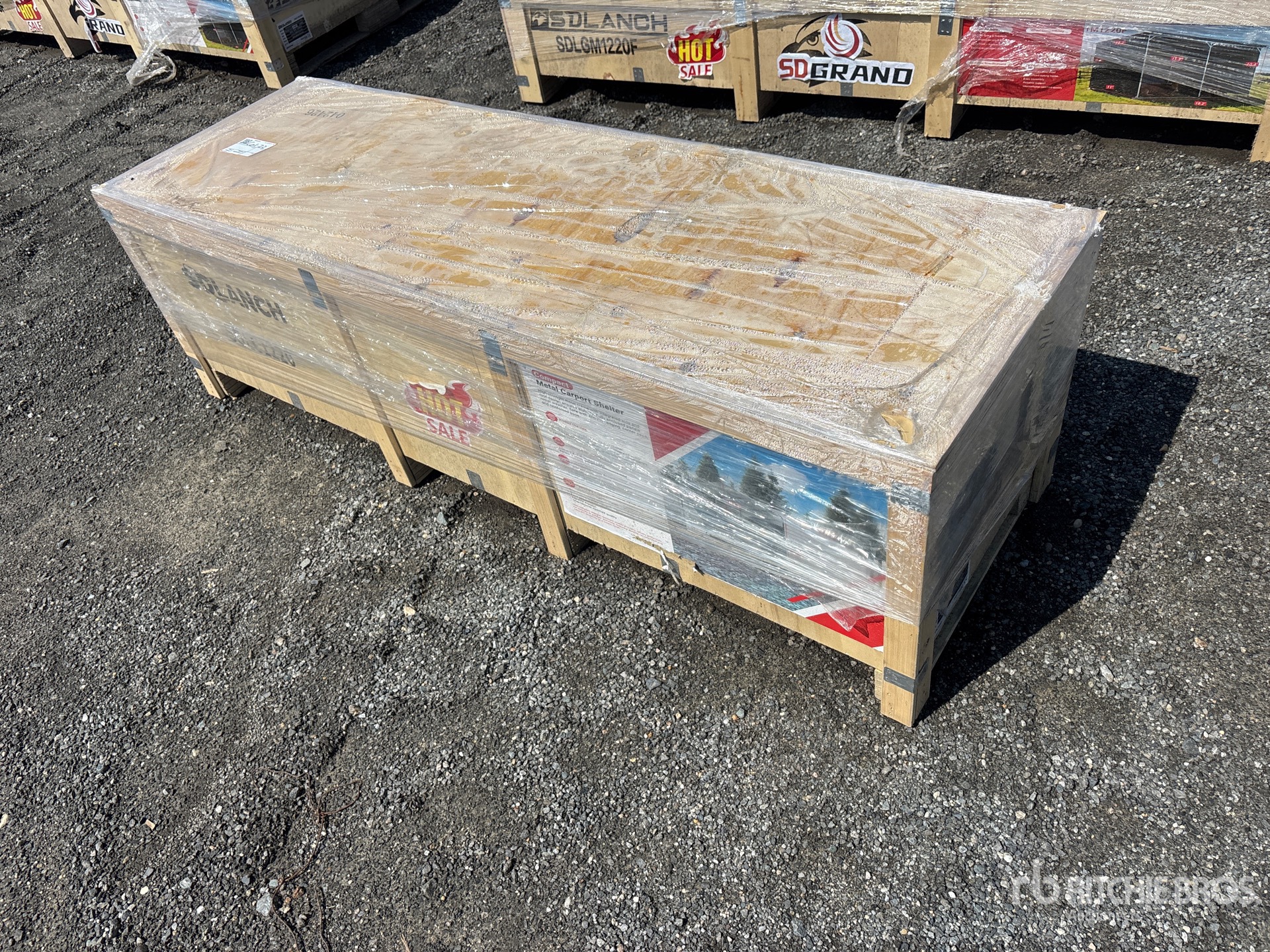 2026 SDLC1220 12 ft x 20 ft Carport (Unused)