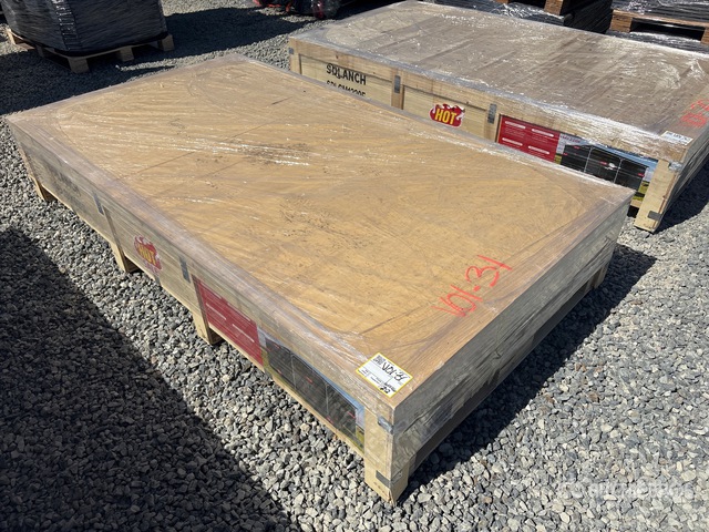 2026 SDLGM1220F 7 ft 3 in x 4 ft Galvanized Metal Livestock Shelter (Unused)