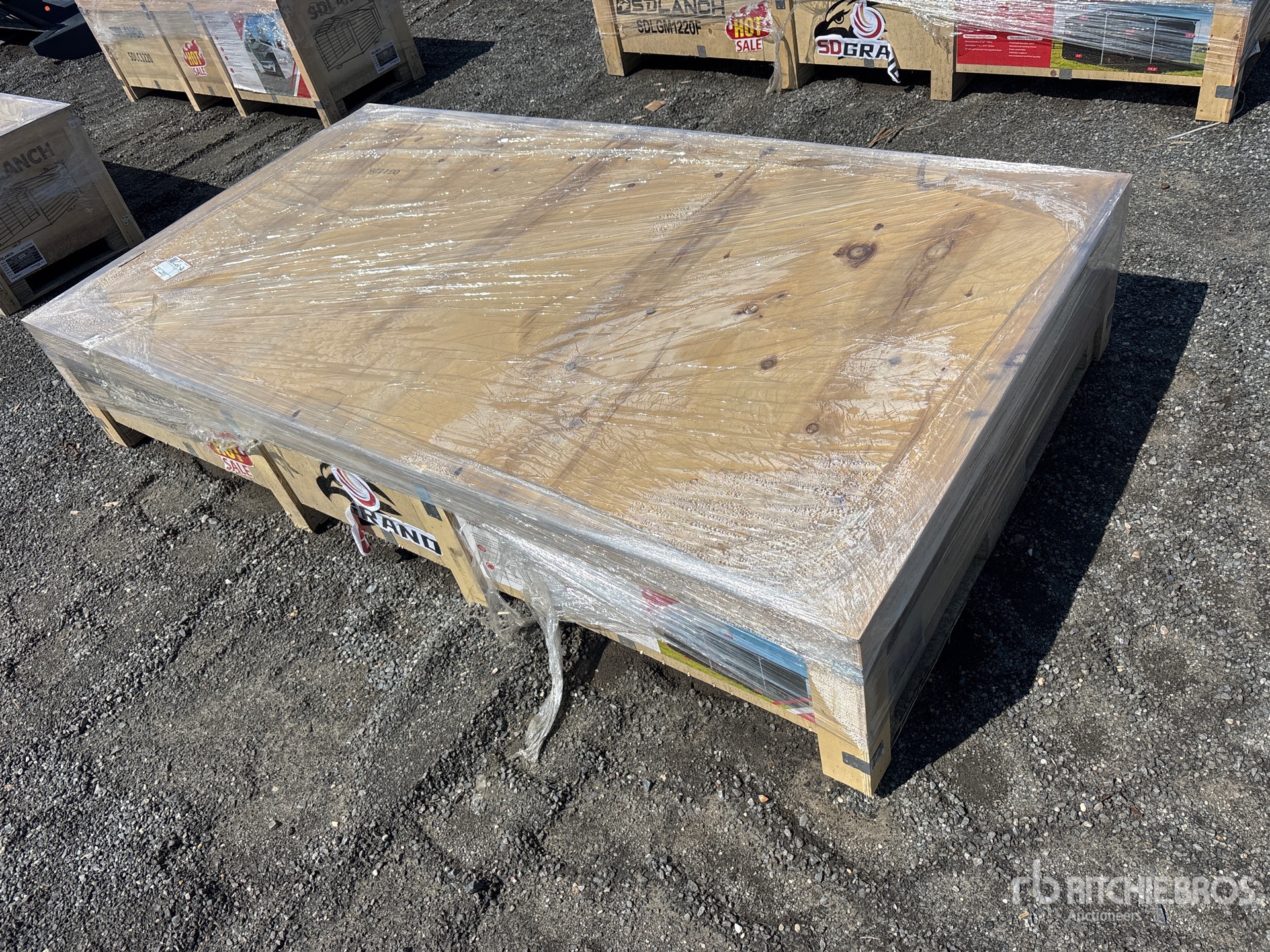 2026 SDLGM1220F Galvanized Metal Livestock Shelter (Unused)