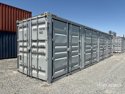 2026 40 ft High Cube Multi-Door Contenedor de almacenamiento
