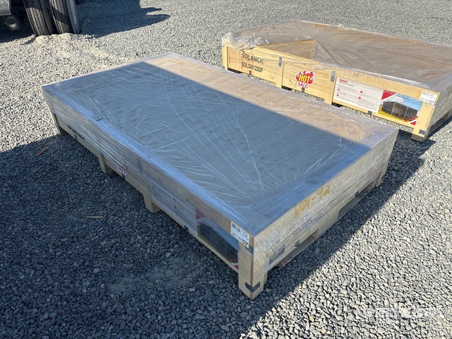 2026 SDLGM1220F 7 ft 3 in x 4 ft Galvanized Metal Livestock Shelter (Unused)
