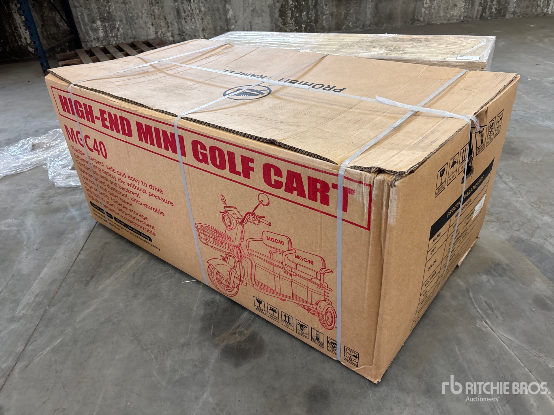 2026 MGC40-RED 3 TT E-Trike Mini Scooter (Unused)