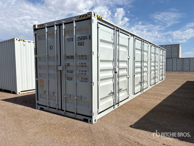 2026 40 ft High Cube Multi-Door Storage Container