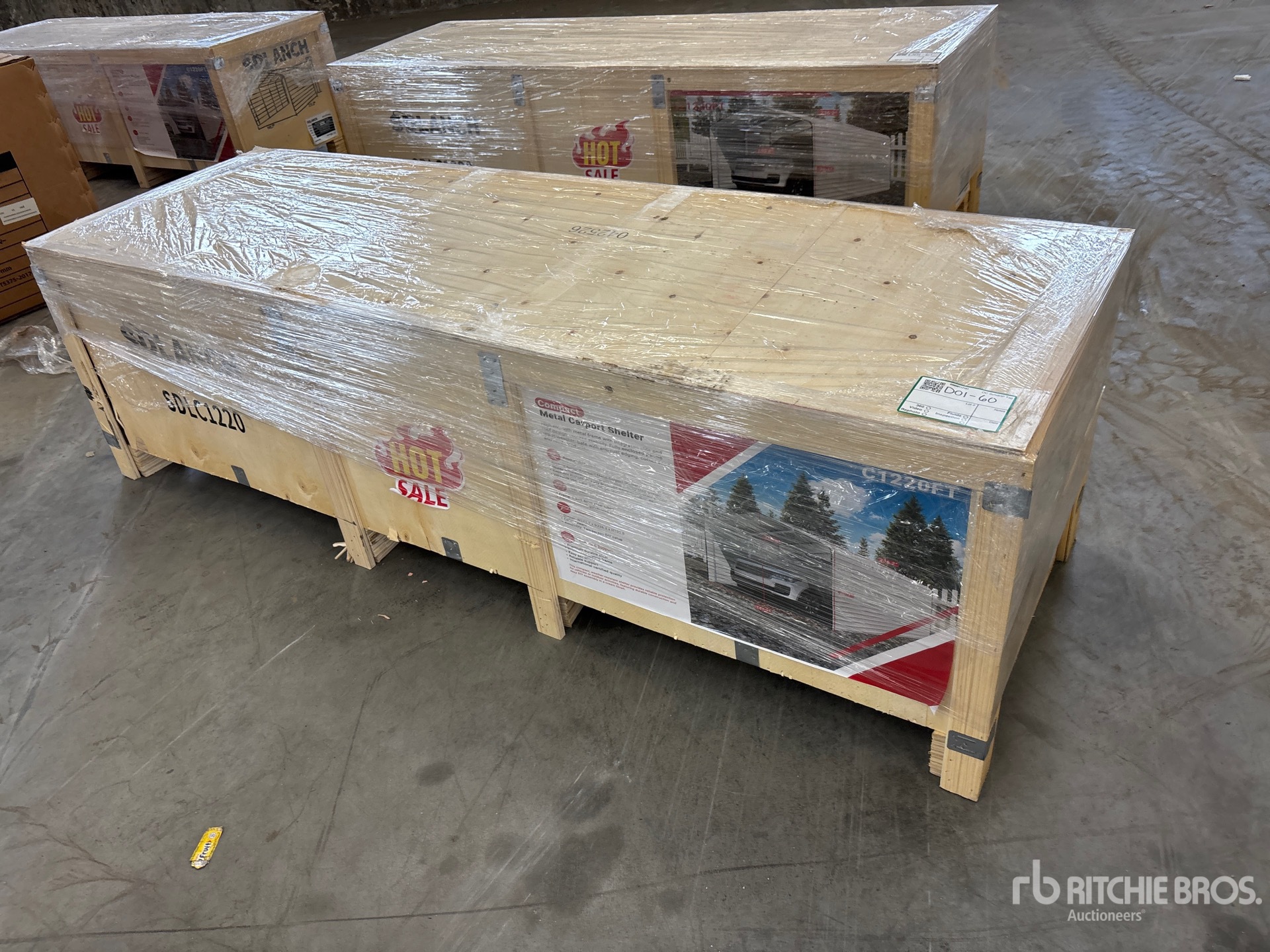 2026 SDLC1220 12 ft x 20 ft Carport (Unused)