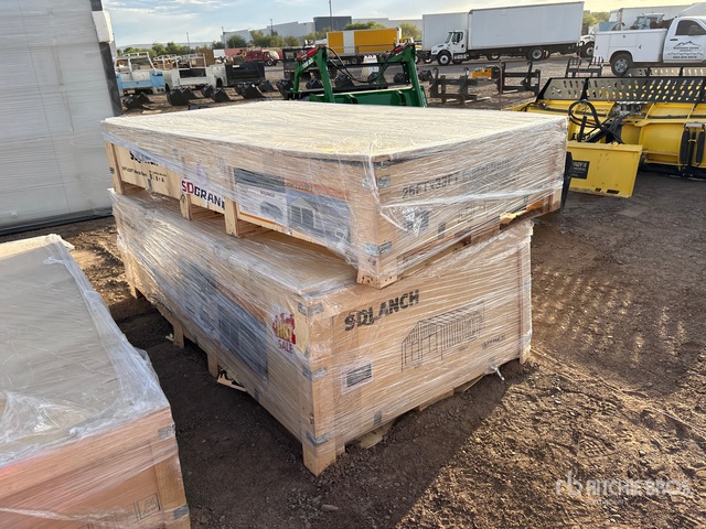 2026 SDL2533DGMS Double Garage Metal Shed (Unused)