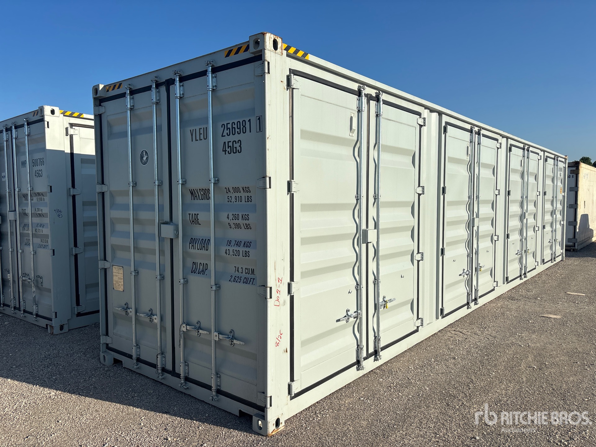 2026 40 ft High Cube Multi-Door Storage Container