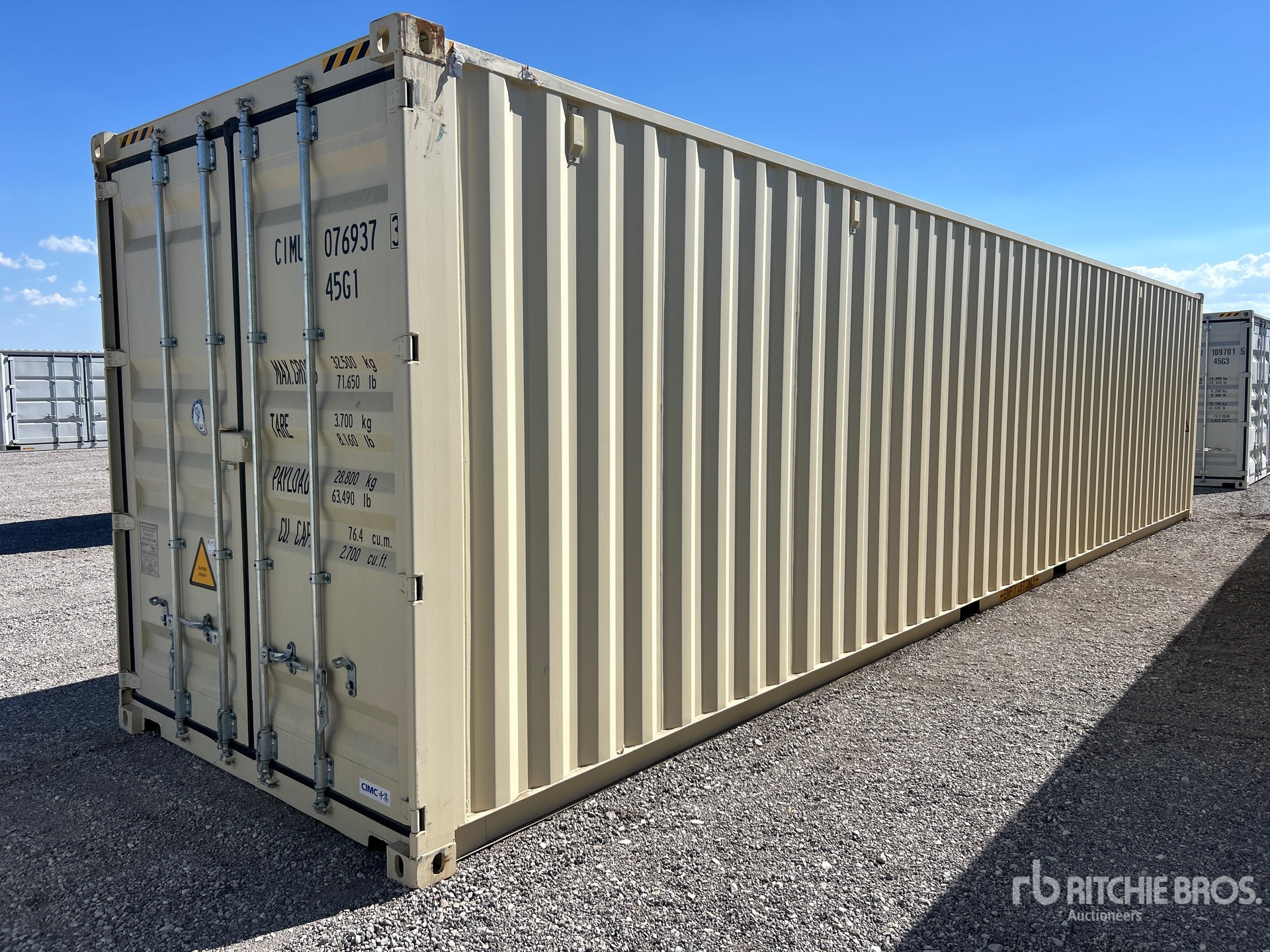 2025 40 ft High Cube Storage Container