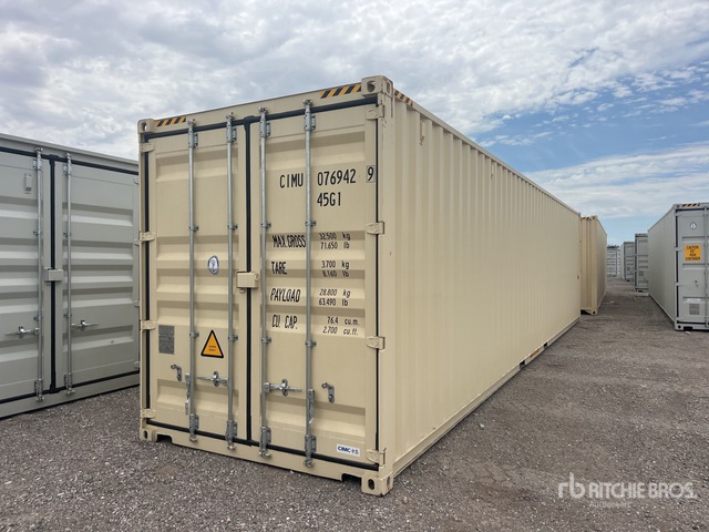 2025 40 ft High Cube Storage Container