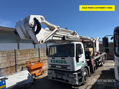 2004 Oil & Steel Eagle 4430 on 1996 Iveco Eurotech 400E34 8x2 Camión con Canastilla