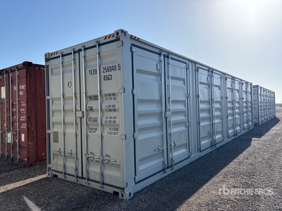 2026 40 ft High Cube Multi-Door Storage Container