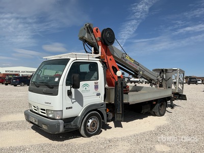 2004 Palfinger PA17T Straight Boom on 2005 Nissan Cabstar 4x2 Autohoogwerker