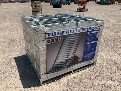 Steel Grating Plate Steel Grating Plate Tramex Steel Grating Plate Accessoire de tarrière à 3 points (Unused)