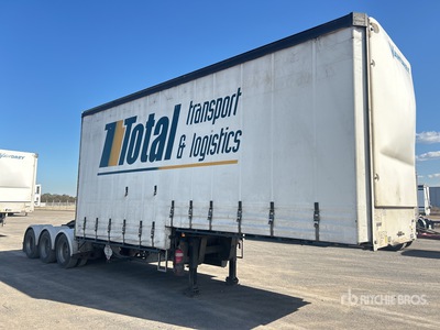 2014 Vawdrey VB S3 7.3 m Tri/A Lead Step Deck Remolque con Lona