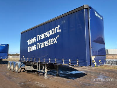 2016 Vawdrey 7.2 m Tri/A B-Double Lead Curtain Side Trailer