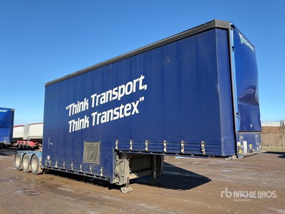 2017 Vawdrey 8.4 m Tri/A B-Double Lead Step Deck Curtain Side Trailer