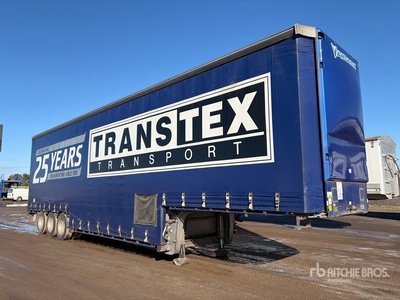 2017 Vawdrey 12.9 m Tri/A Double Drop Curtain Side Trailer