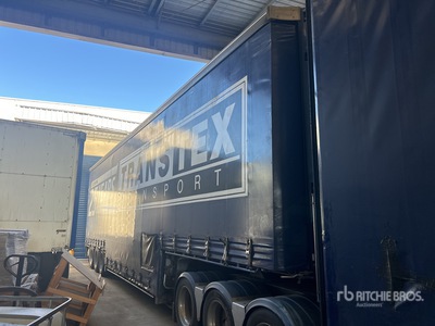 2017 Vawdrey VB S3 12.9 m Tri/A Double Drop Curtain Side Trailer