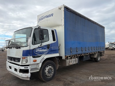 2015 Mitsubishi Fuso Fighter FM600 4x2 Curtain Side Truck