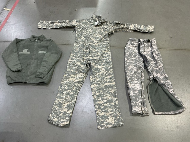 (2) Pairs of Men's Pants, (27) Pairs of Mechanic's Coveralls & Assorted Items