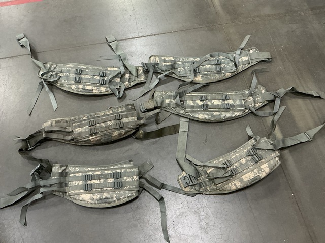 (160) Molded Waist Belts