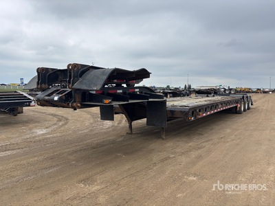 2008 Manac 54326400 55 ton Tri/A Single Drop Lowboy Trailer