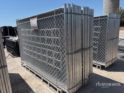 Quantity of (20) 2026 SUNTOP S0610 10 ft x 6 ft Chain Link Temporary Site Fence (Unused)