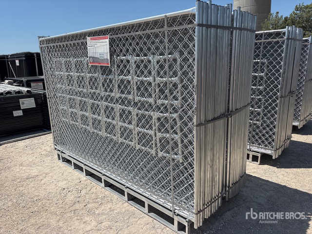 Quantity of (32) 2026 SUNTOP S0610-32 10 ft x 6 ft Chain Link Temporary Site Fence (Unused)
