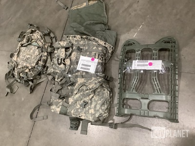 (103) Frames, (18) Assault Packs, (18) Hydration Carriers & Assorted Items