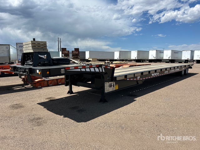 2008 Landoll 435B 53 ft T/A Sliding Axle Trailer