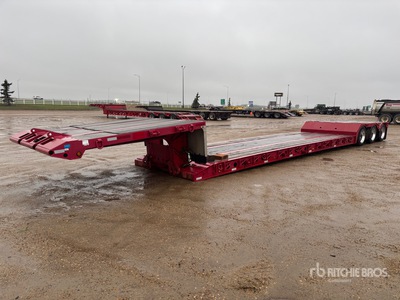 2008 Fontaine Renegade T/A Double Drop Removable Gooseneck Lowboy Trailer