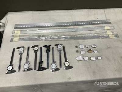 (9) Vernier Calipers, (201) Mechanical Stops & Assorted Items