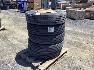 (5) 10R22.5 Tires w/Wheels