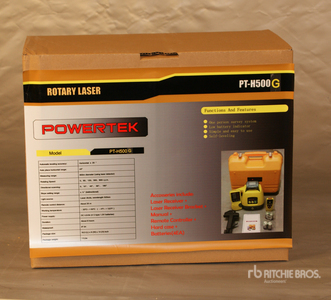 2024 Powertek PT8810 Rotary Green Line Laser Level (Unused)