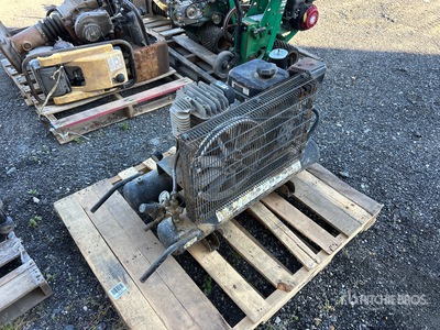 Skid-Mounted 8 gal Air Compressor