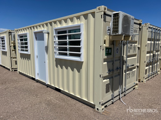 2025 20 ft x 8 ft Skid-Mounted Mobile Office (Unused)