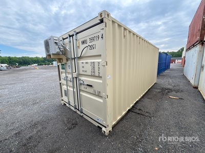 2025 20 ft x 8 ft 20 ft x 8 ft Skid-Mounted Storage Container Mobile Office (Unused)