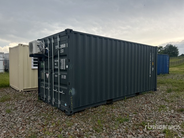 2025 20 ft x 8 ft Electric 20 ft x 8 ft Skid-Mounted Storage Container Mobile Office (Unused)
