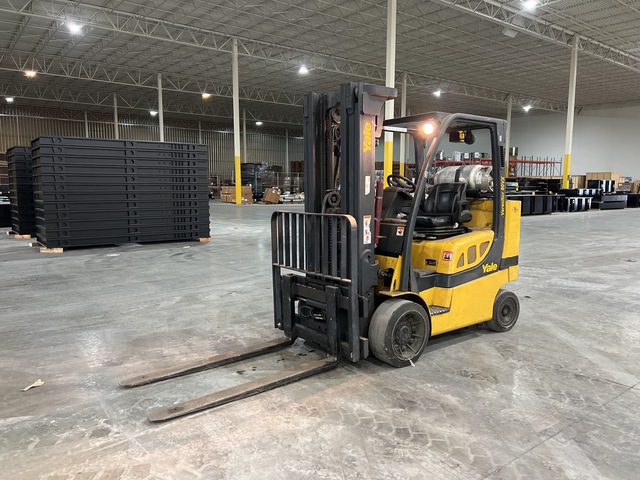 2007 Yale GLC080VXNGSE092 7000 lb Cushion Tire Forklift