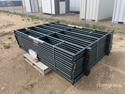 Quantity of (14) 2025 BYT PNL706 7 ft 5 in Livestock Panel