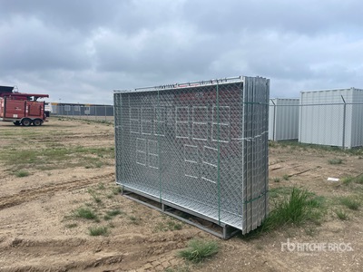 Quantity of (20) GLCF1006 9 ft 4 in x 5 ft 11 in Chain Link Ogrodzenie terenu