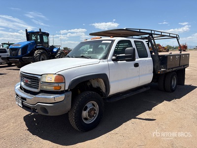 2005 GMC Sierra 3500 SLE 4x4 Crew Cab Camión Caja Abierta