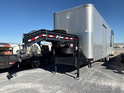 2019 PJ Trailers 32 ft T/A Gooseneck Remolque caja abierta